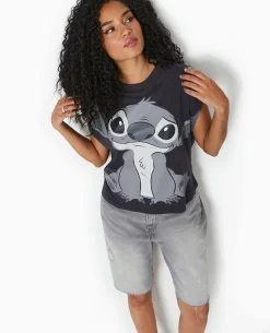 T-shirt Sans Manches STITCH - Gris