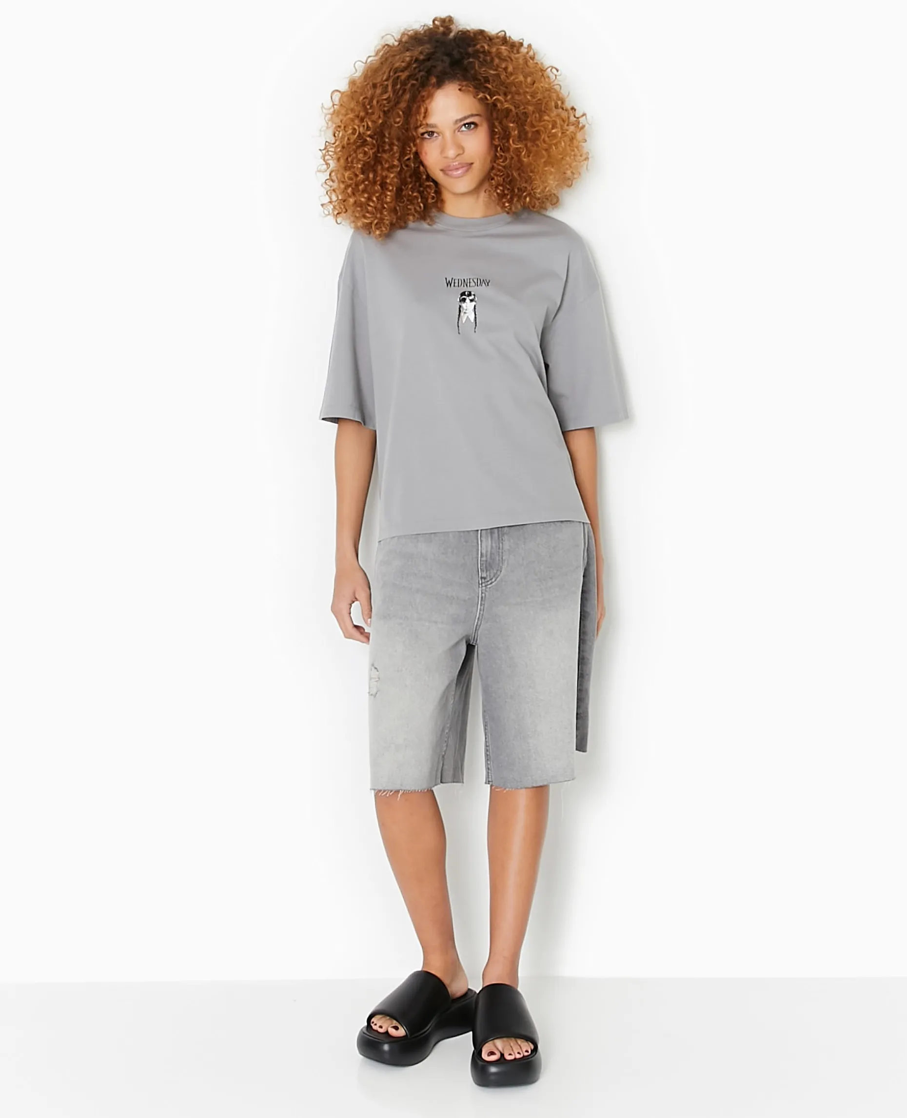 T-shirt WEDNESDAY - Gris