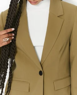 Veste Blazer 1 Bouton - Vert Kaki