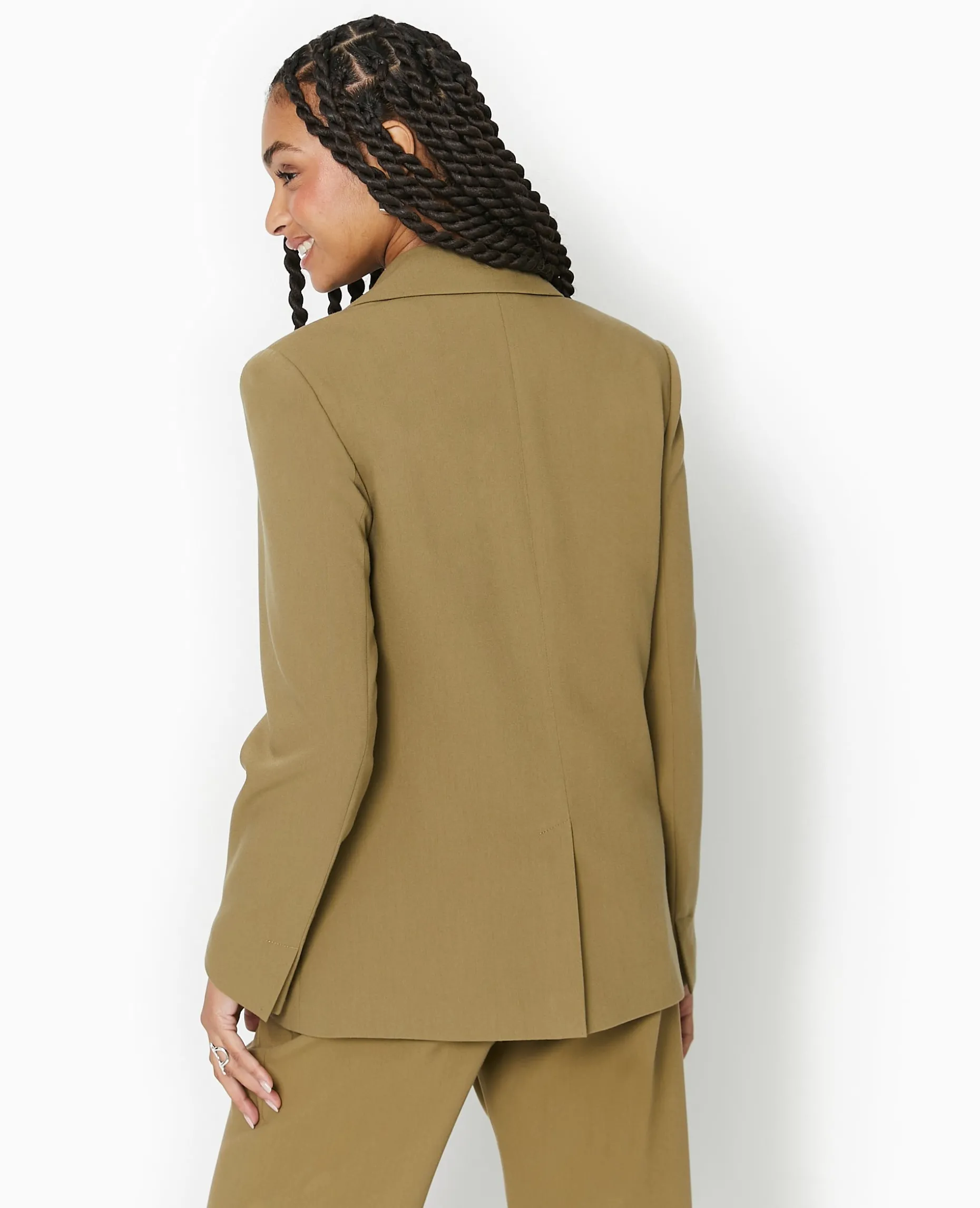 Veste Blazer 1 Bouton - Vert Kaki