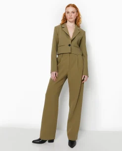 Veste Blazer Courte - Vert Kaki