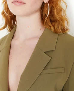 Veste Blazer Courte - Vert Kaki