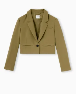 Veste Blazer Courte - Vert Kaki