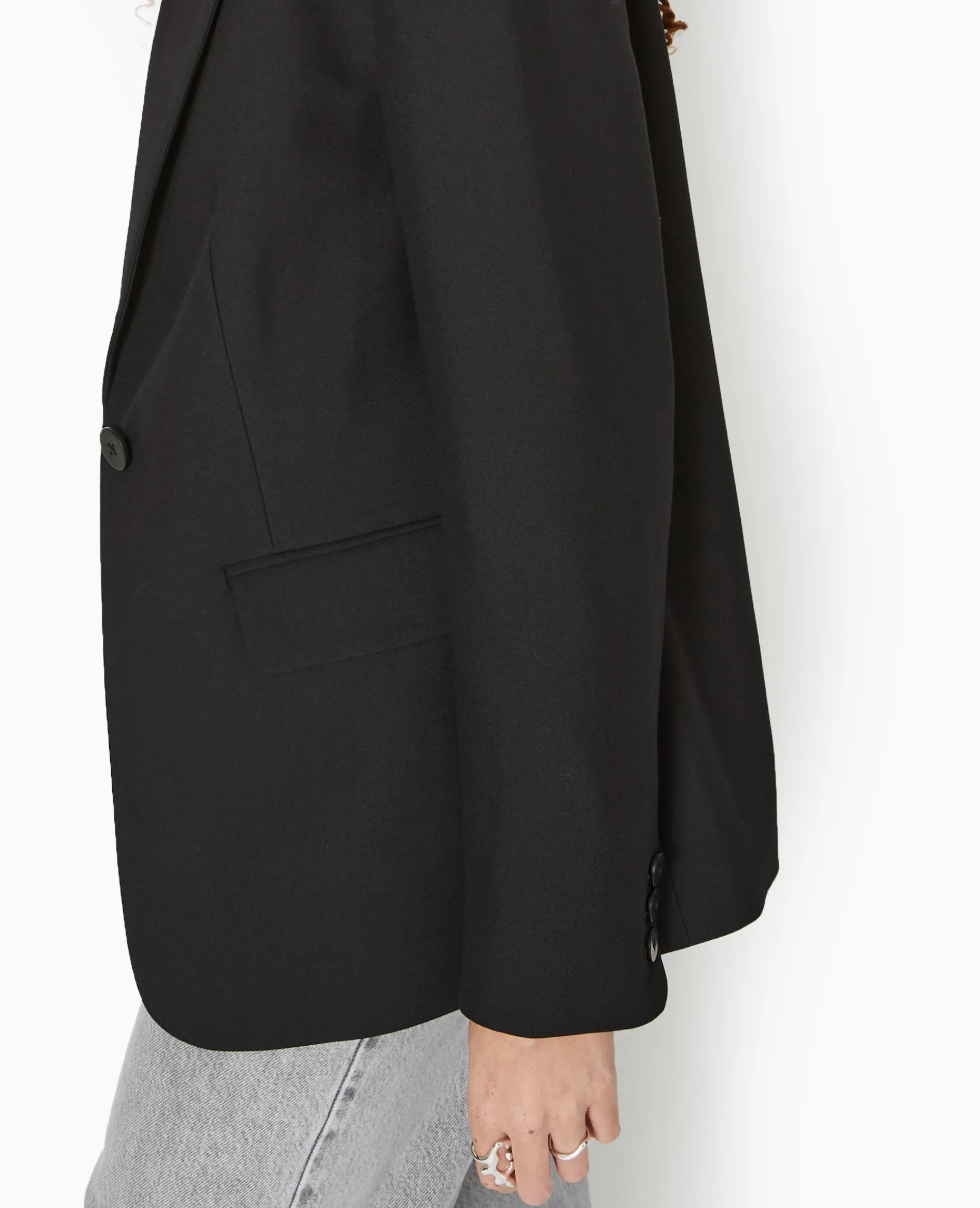 Veste Blazer Droite - Noir