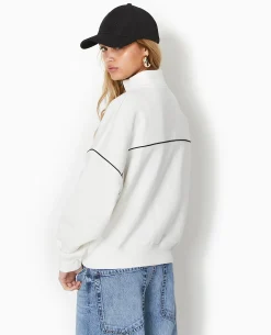 Veste De Survetement En Molleton - Blanc